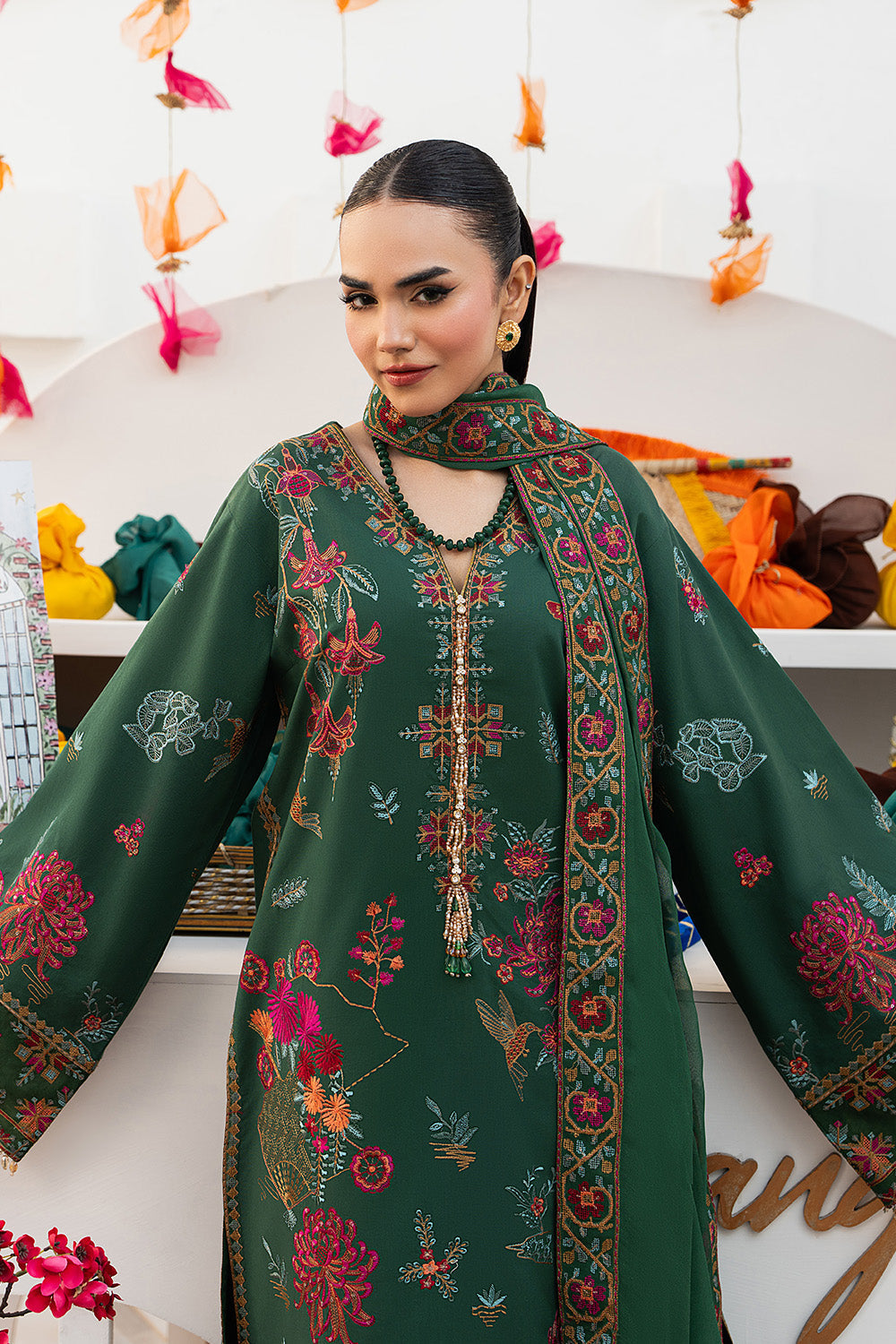 Maryum N Maria | The Eid Affair | NOORAIN - MSS6378 - Luxury Dress - available at Maria Faisal in UK and USA.