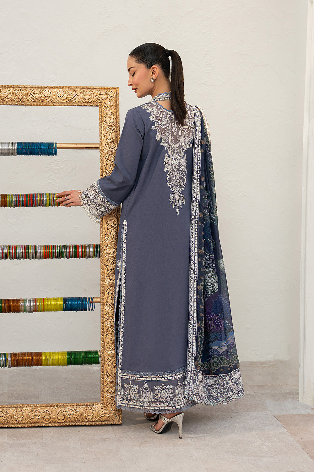 Maryum N Maria | The Eid Affair | MAYSOON - MSS6379 - Luxury Dress - available at Maria Faisal in UK and USA.