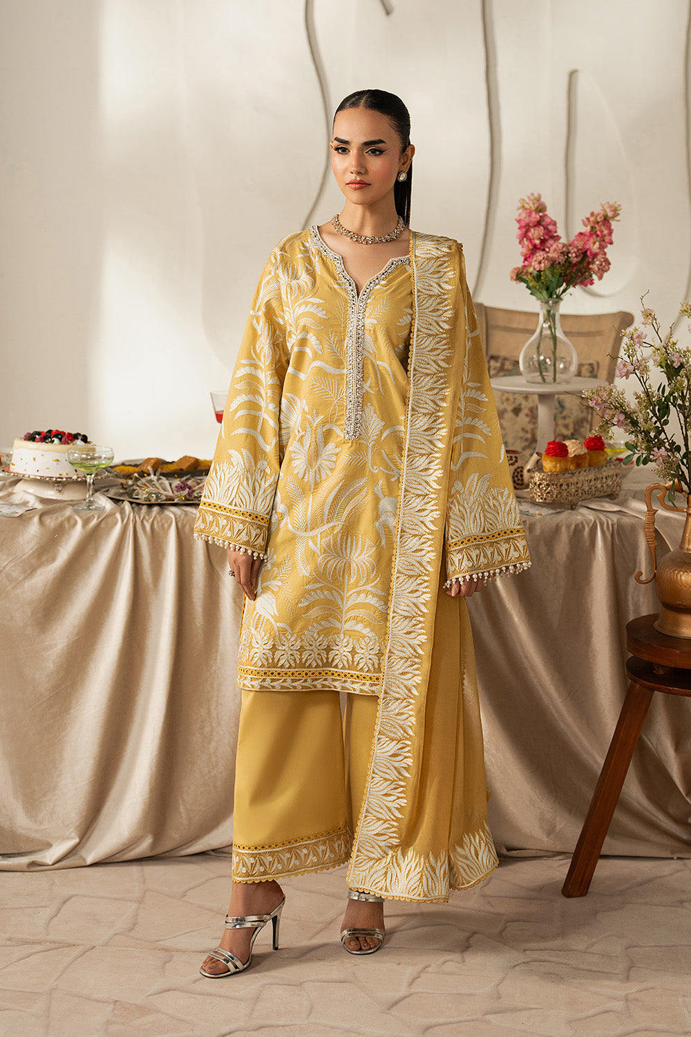 Maryum N Maria | The Eid Affair | AVEEN - MSS6380 - Luxury Dress - available at Maria Faisal in UK and USA.