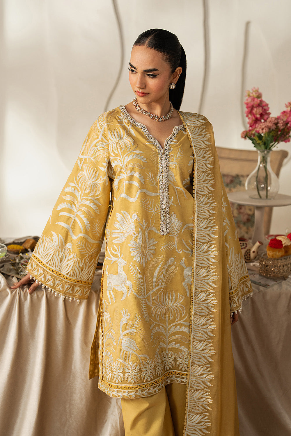 Maryum N Maria | The Eid Affair | AVEEN - MSS6380 - Luxury Dress - available at Maria Faisal in UK and USA.