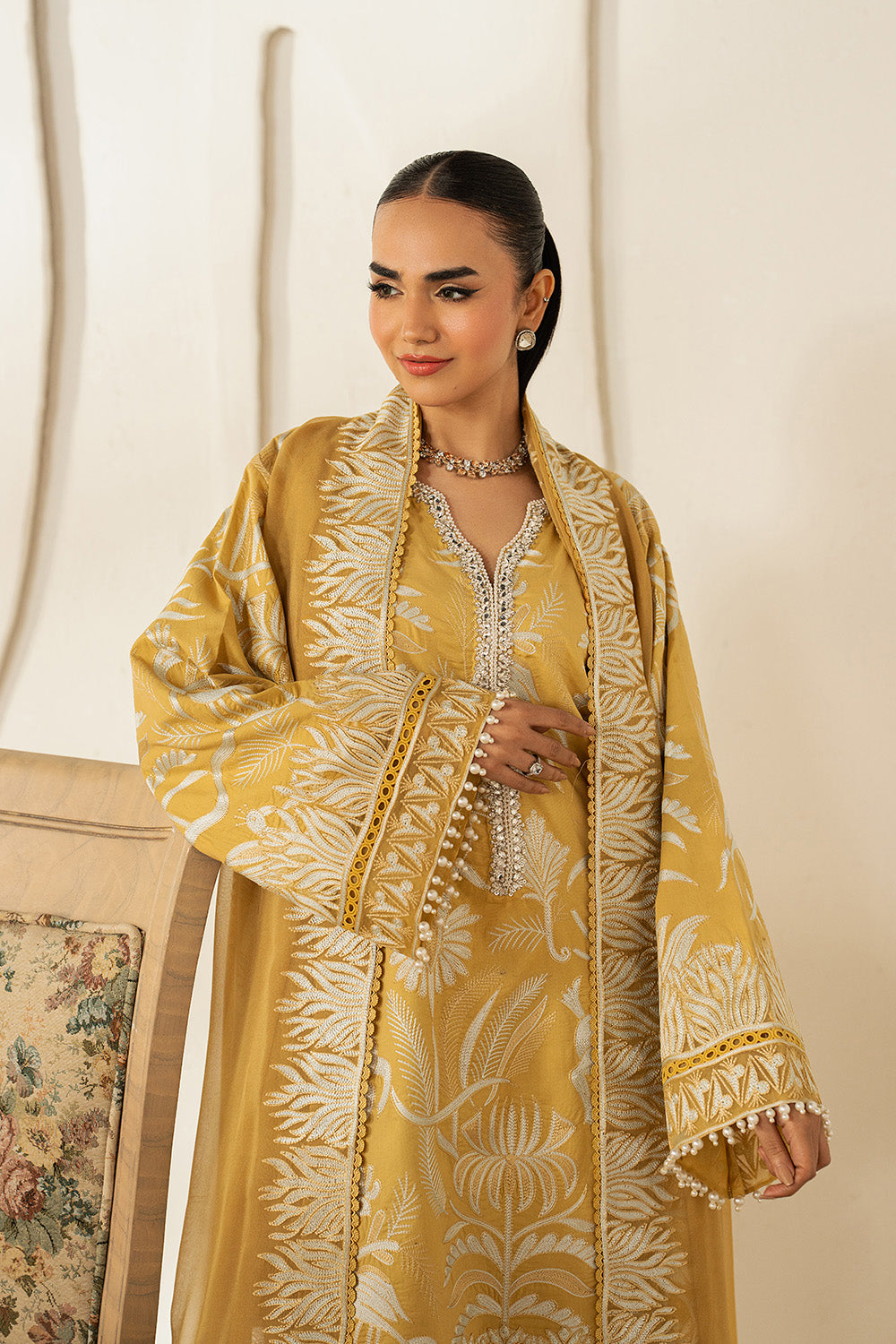 Maryum N Maria | The Eid Affair | AVEEN - MSS6380 - Luxury Dress - available at Maria Faisal in UK and USA.