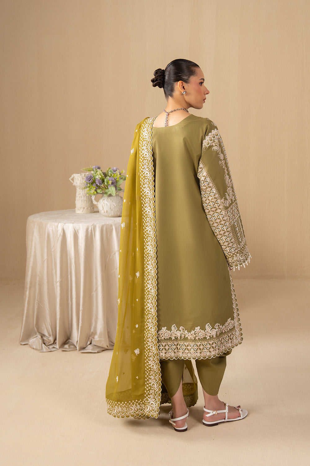 Maryum N Maria | The Eid Affair | NARIN - MSS6382 - Luxury Dress - available at Maria Faisal in UK and USA.