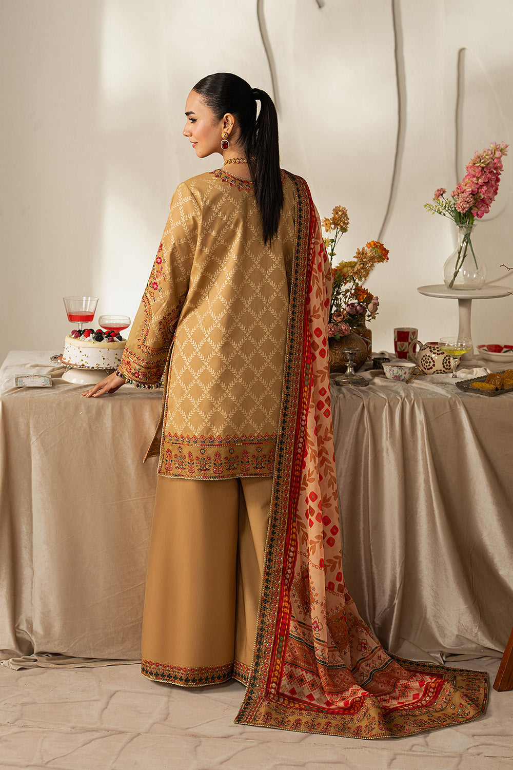 Maryum N Maria | The Eid Affair | WIJDAN - MSS6383 - Luxury Dress - available at Maria Faisal in UK and USA.