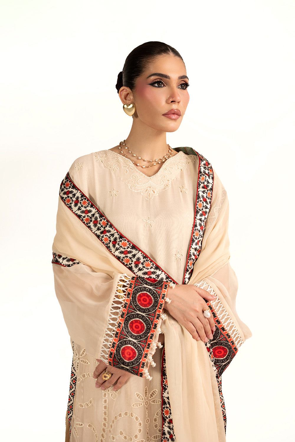 Maryum N Maria | Clestine Luxe Pret | VELORA - Luxury Dress - available at Maria Faisal in UK and USA.