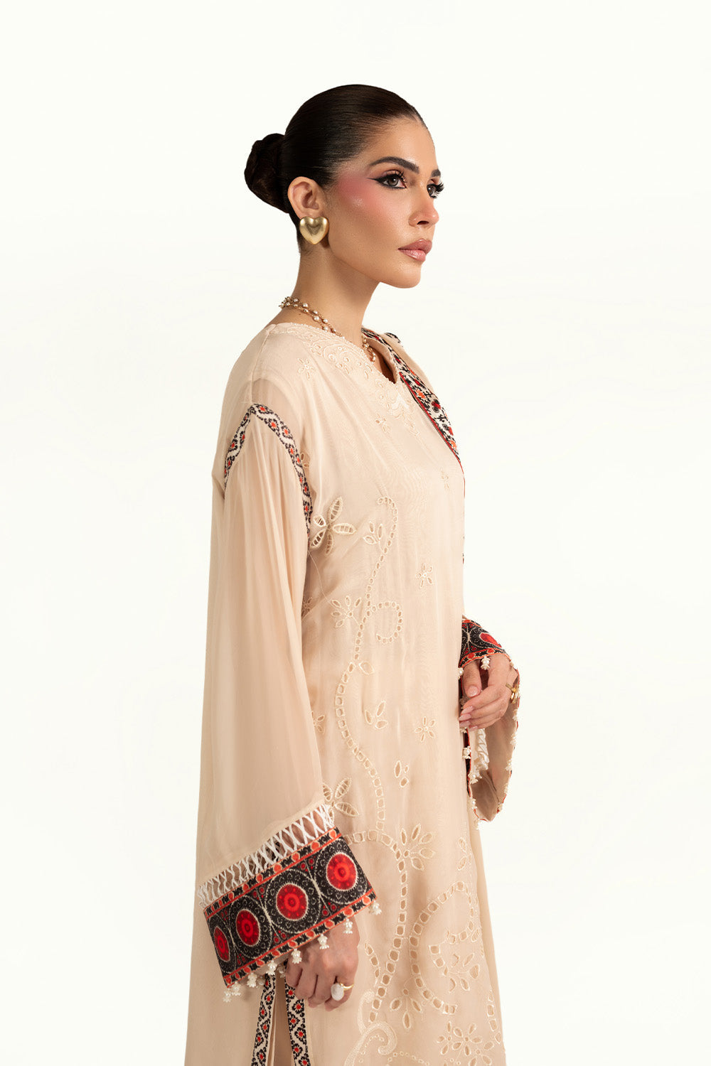 Maryum N Maria | Clestine Luxe Pret | VELORA - Luxury Dress - available at Maria Faisal in UK and USA.