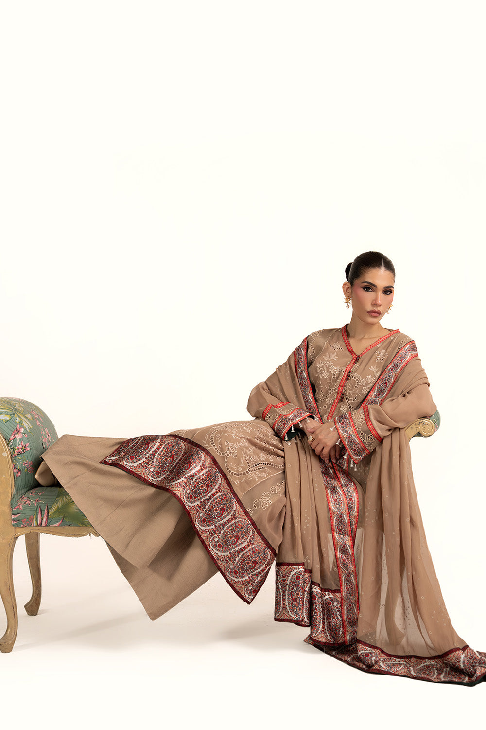 Maryum N Maria | Clestine Luxe Pret | ELANIQUE - Luxury Dress - available at Maria Faisal in UK and USA.