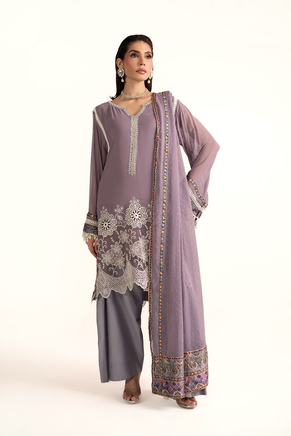 Maryum N Maria | Clestine Luxe Pret | ROSAVELLE - Luxury Dress - available at Maria Faisal in UK and USA.