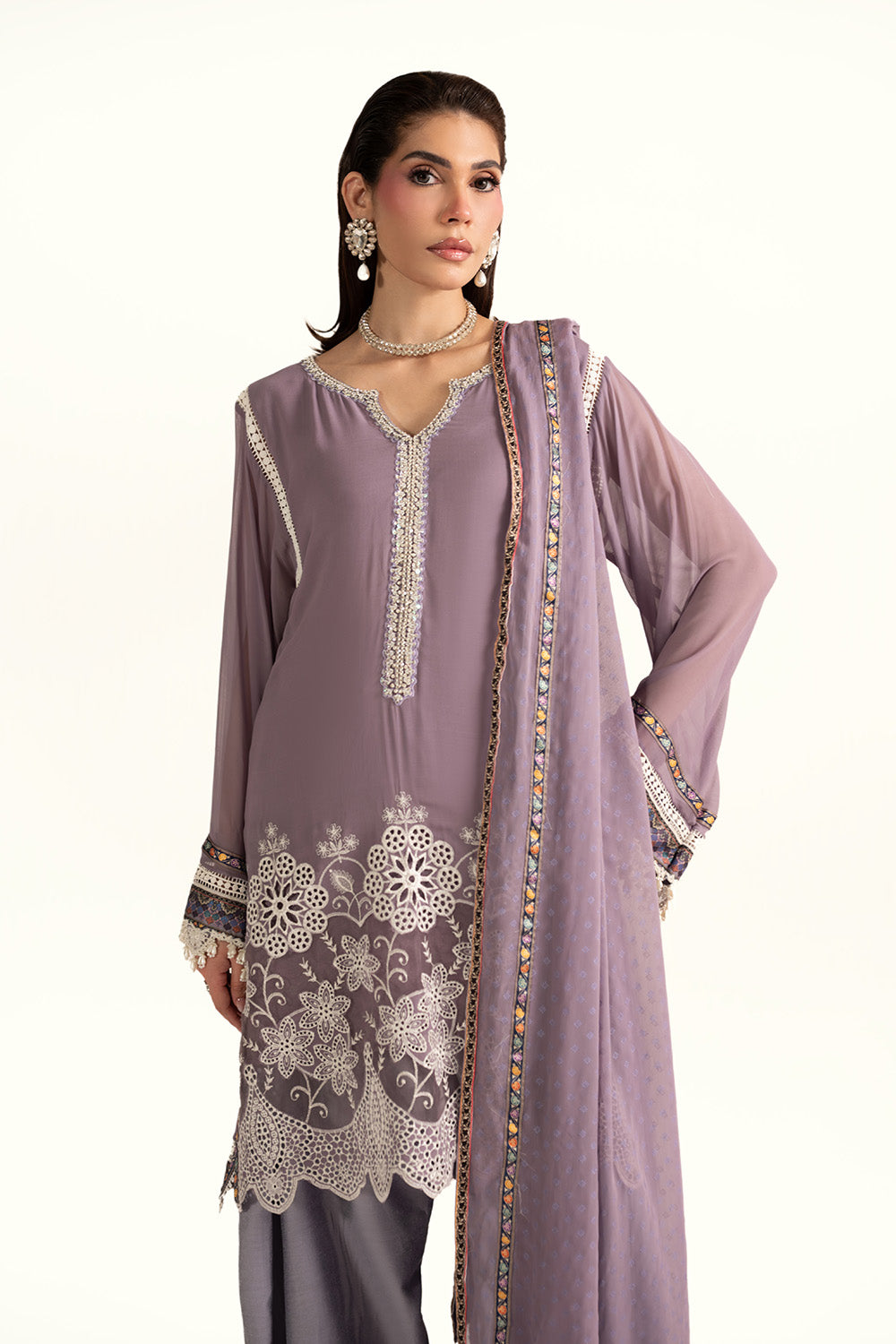 Maryum N Maria | Clestine Luxe Pret | ROSAVELLE - Luxury Dress - available at Maria Faisal in UK and USA.