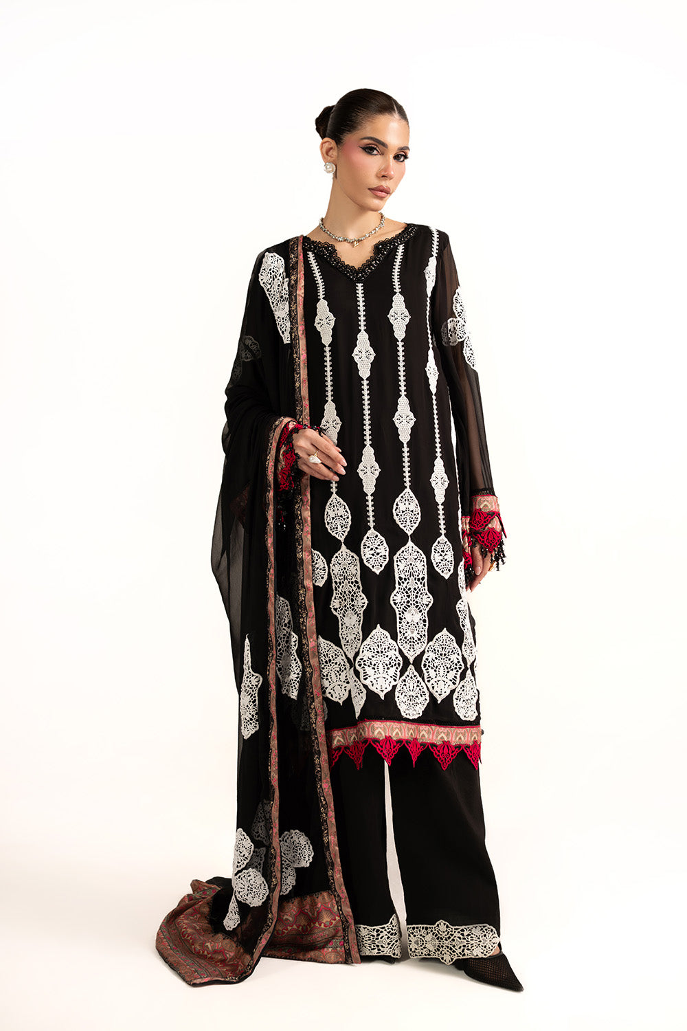 Maryum N Maria | Clestine Luxe Pret | ZARIELLE - Luxury Dress - available at Maria Faisal in UK and USA.