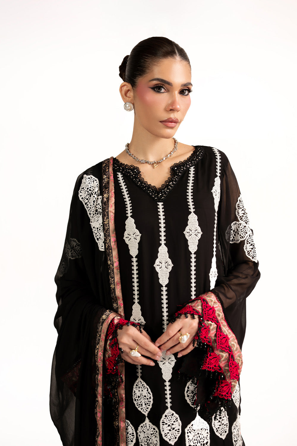 Maryum N Maria | Clestine Luxe Pret | ZARIELLE - Luxury Dress - available at Maria Faisal in UK and USA.