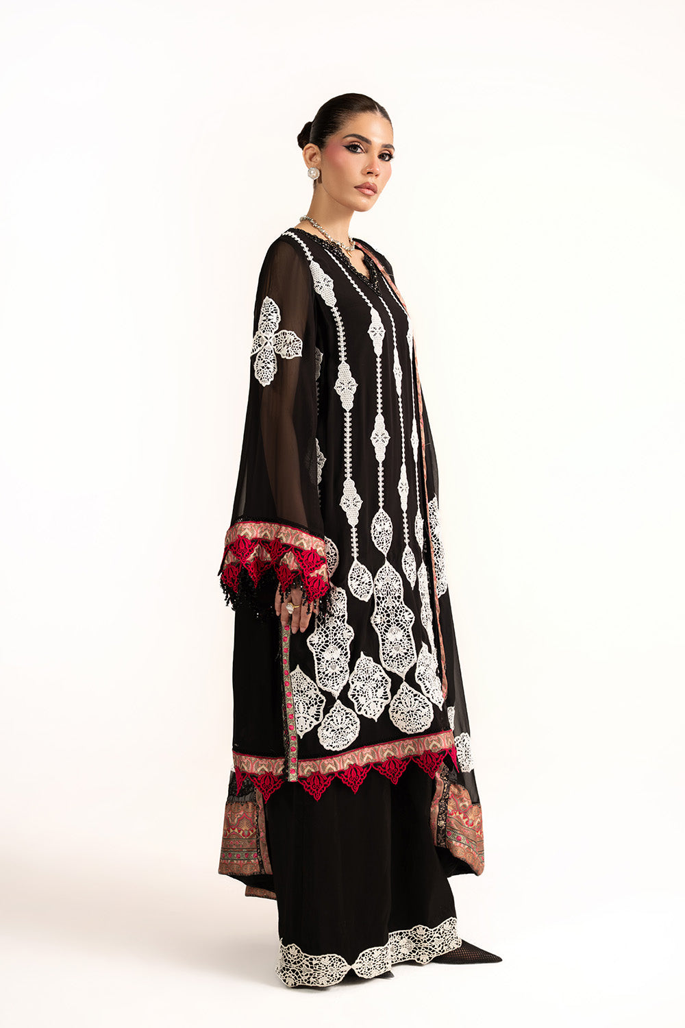 Maryum N Maria | Clestine Luxe Pret | ZARIELLE - Luxury Dress - available at Maria Faisal in UK and USA.