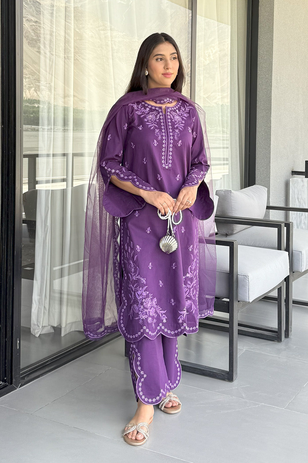 Maryum N Maria | Vasl Pret | YURA - MSS5714 - Ladies Clothes - Maria Faisal