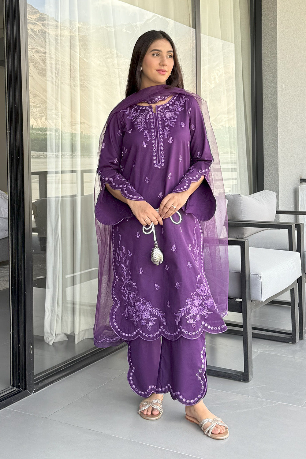 Maryum N Maria | Vasl Pret | YURA - MSS5714 - Ladies Clothes - Maria Faisal