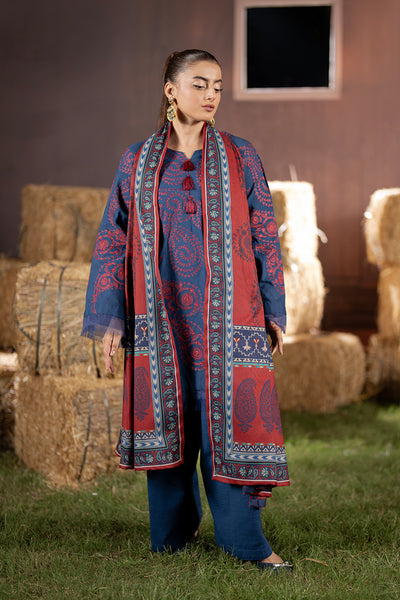 Maryum N Maria | Cosy Crew Winter Pret 25 | GULZAMAN - MSS5769 - Casual Dress - available at Maria Faisal in UK and USA.