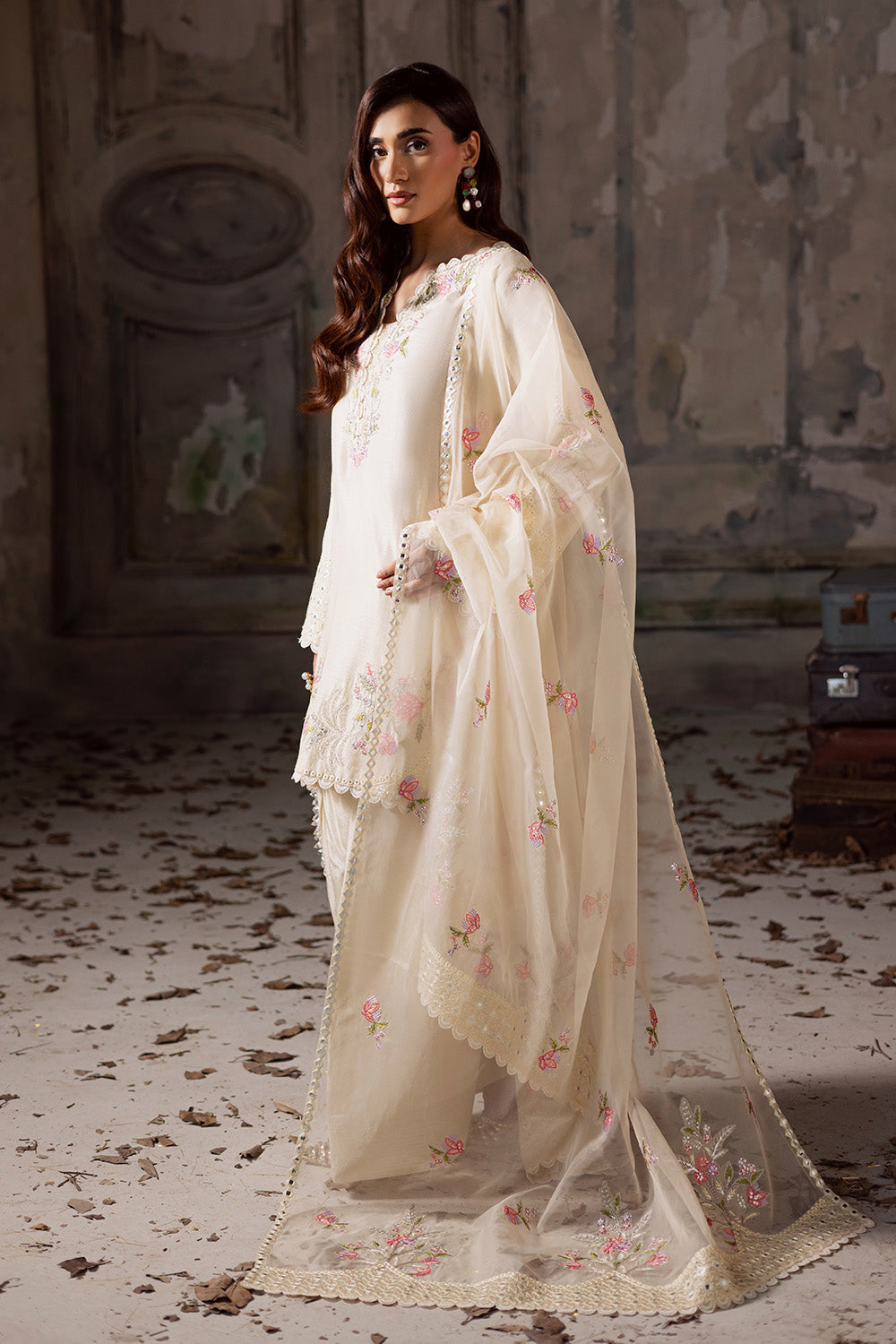 Maryum N Maria | Zarq Festive | ZEEVA - MSS5831 - Casual Dress - available at Maria Faisal in UK and USA.