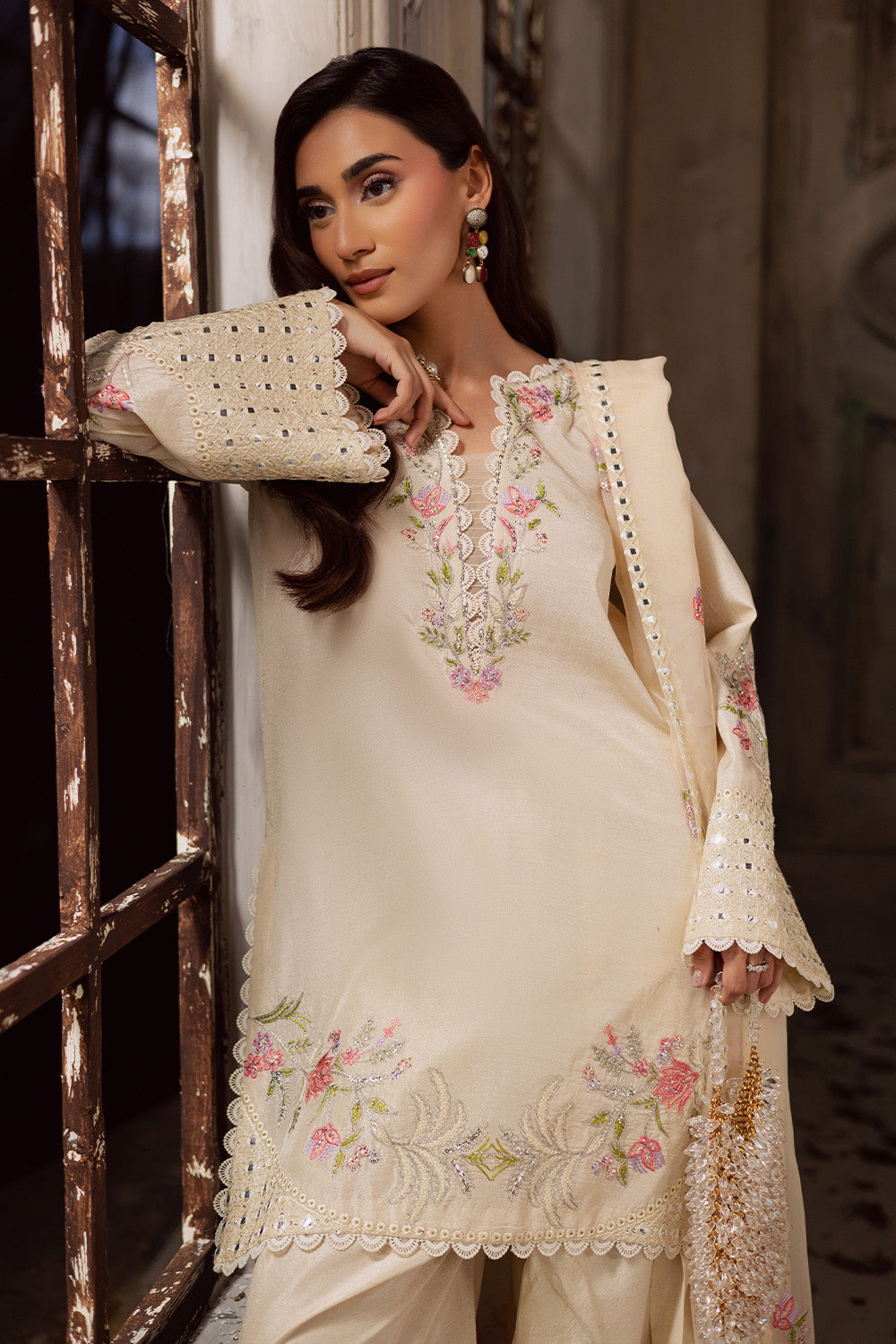 Maryum N Maria | Zarq Festive | ZEEVA - MSS5831 - Casual Dress - available at Maria Faisal in UK and USA.