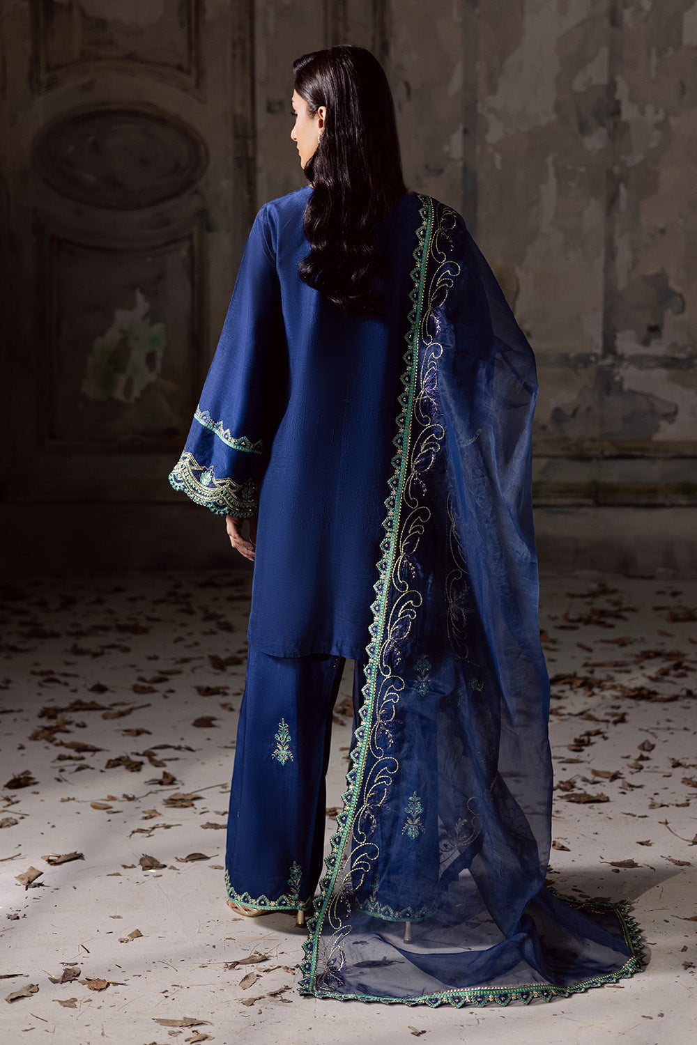 Maryum N Maria | Zarq Festive | LAGOOM - MSS5834 - Casual Dress - available at Maria Faisal in UK and USA.