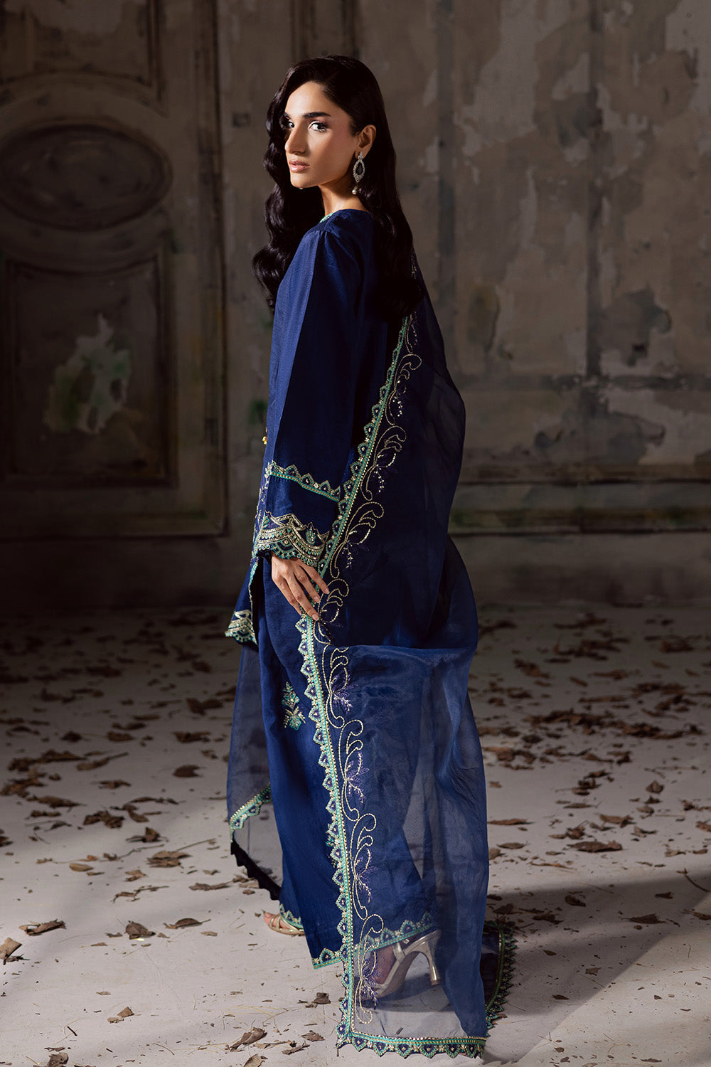 Maryum N Maria | Zarq Festive | LAGOOM - MSS5834 - Casual Dress - available at Maria Faisal in UK and USA.