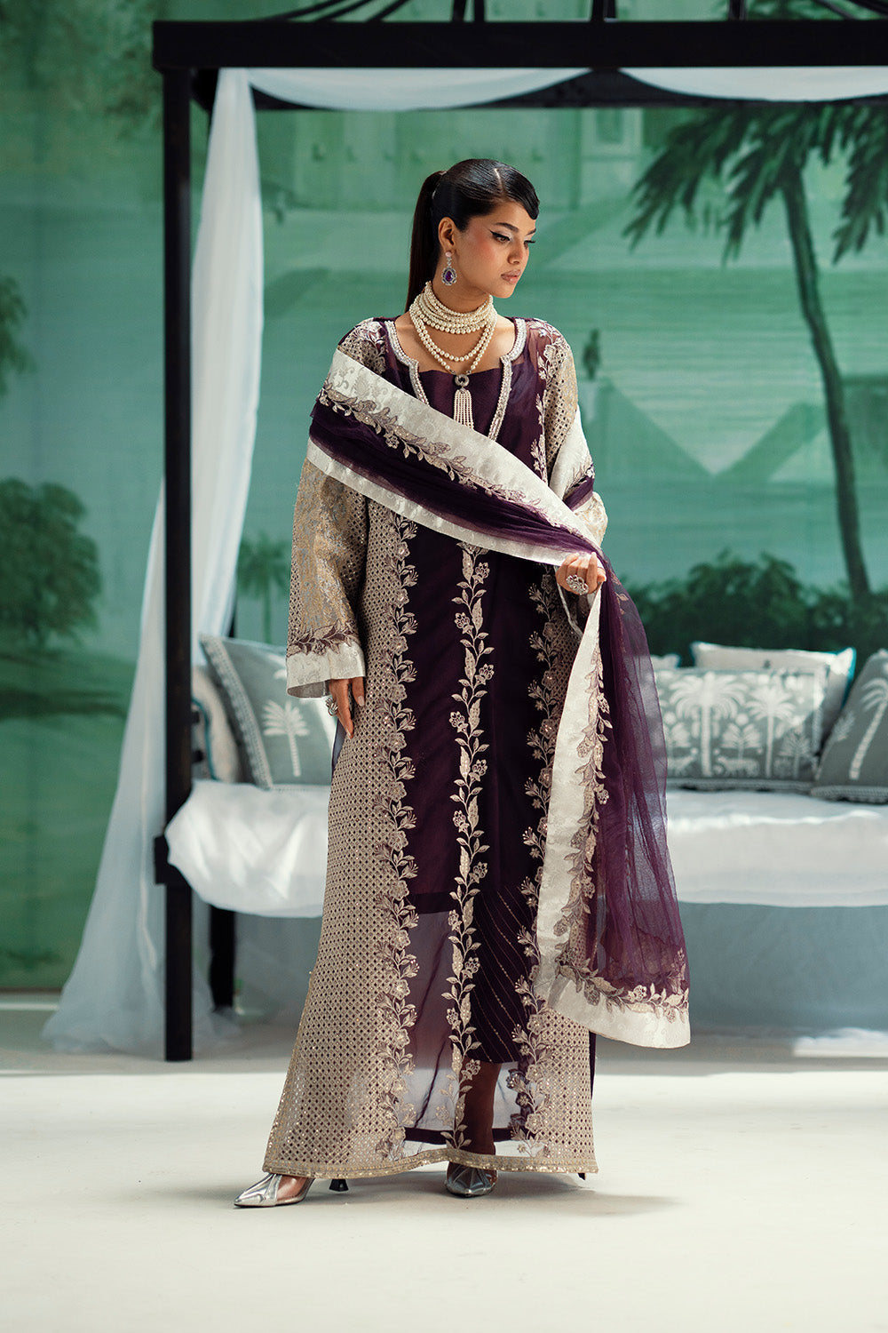 Maryum N Maria | Mushal Formals | ALIIZEE - MSU5541 - Ladies Clothes - Maria Faisal