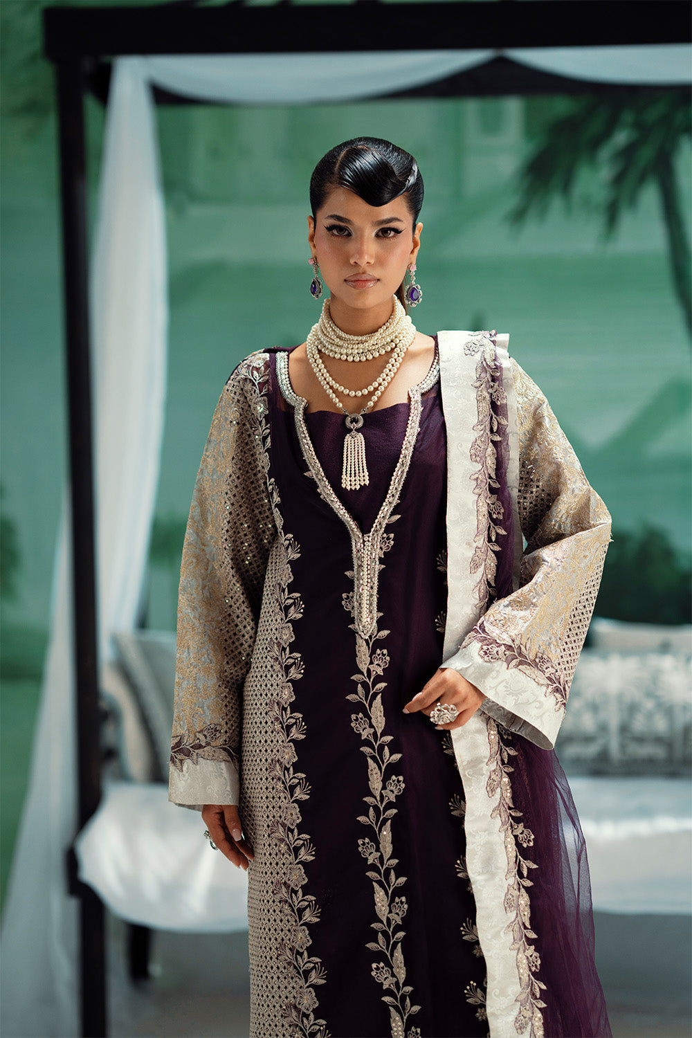 Maryum N Maria | Mushal Formals | ALIIZEE - MSU5541 - Ladies Clothes - Maria Faisal