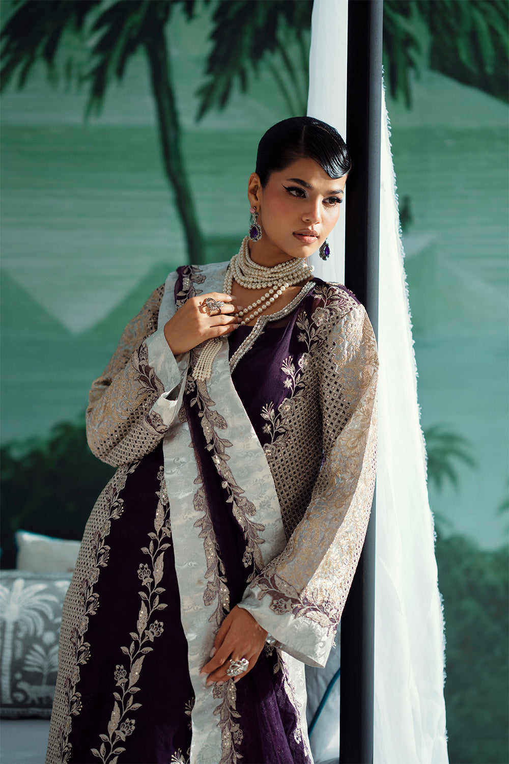 Maryum N Maria | Mushal Formals | ALIIZEE - MSU5541 - Ladies Clothes - Maria Faisal