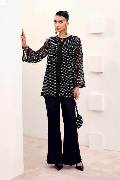 Maria B | Eid Collection 2026 | Mst-Ef26-01 Black - Luxury Dress - available at Maria Faisal in UK and USA.