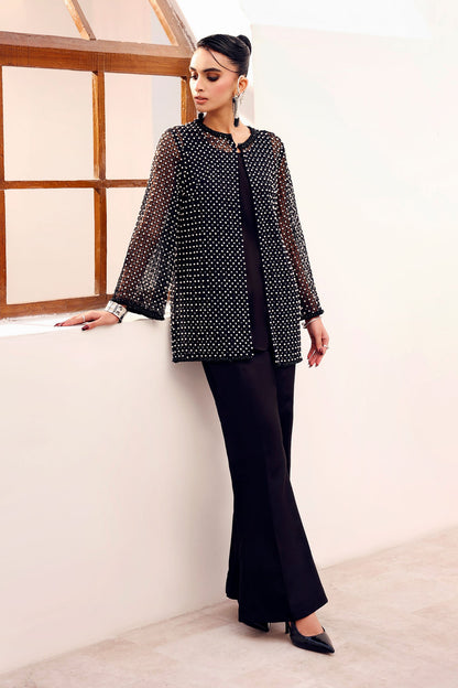 Maria B | Eid Collection 2026 | Mst-Ef26-01 Black - Luxury Dress - available at Maria Faisal in UK and USA.