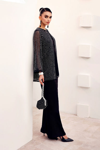 Maria B | Eid Collection 2026 | Mst-Ef26-01 Black - Luxury Dress - available at Maria Faisal in UK and USA.