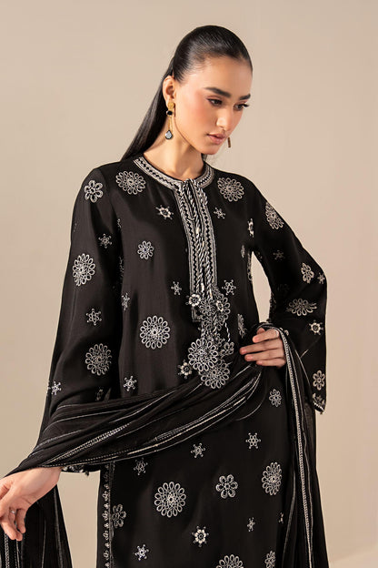 Maria B | Eid Collection 2026 | Mst-Ef26-08 Black - Luxury Dress - available at Maria Faisal in UK and USA.