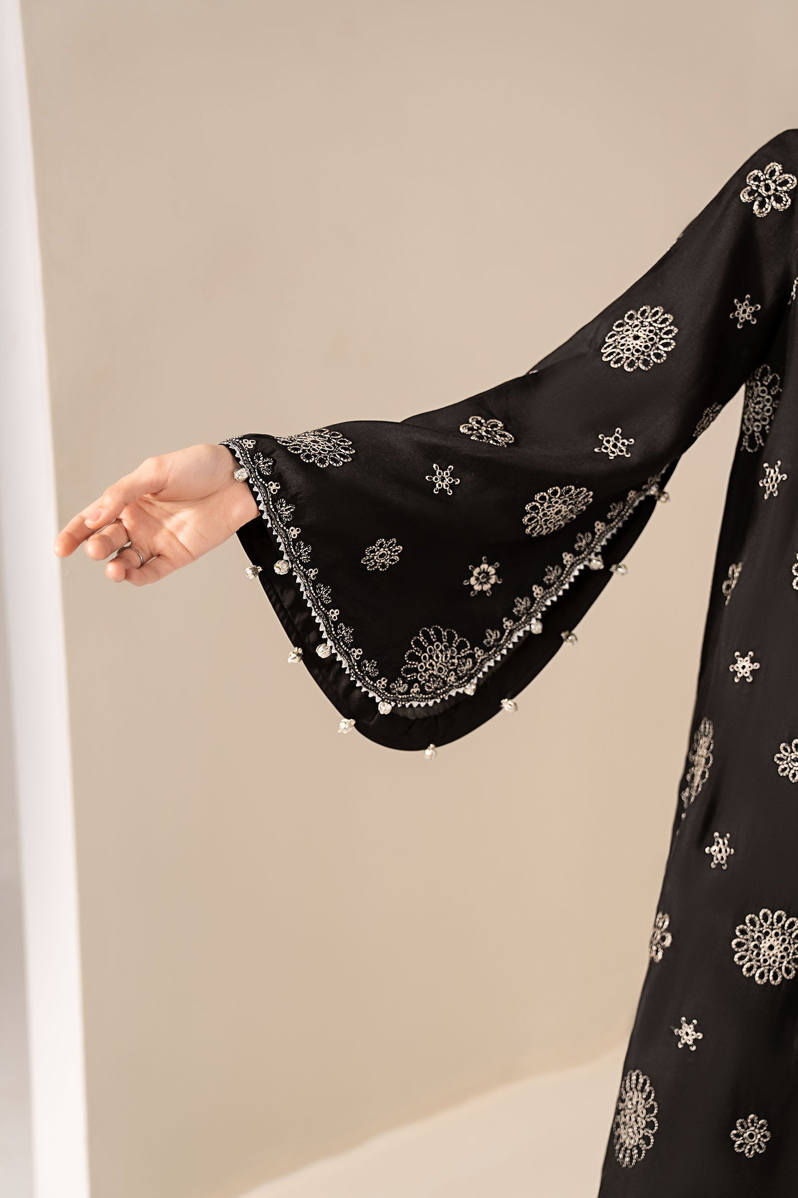 Maria B | Eid Collection 2026 | Mst-Ef26-08 Black - Luxury Dress - available at Maria Faisal in UK and USA.