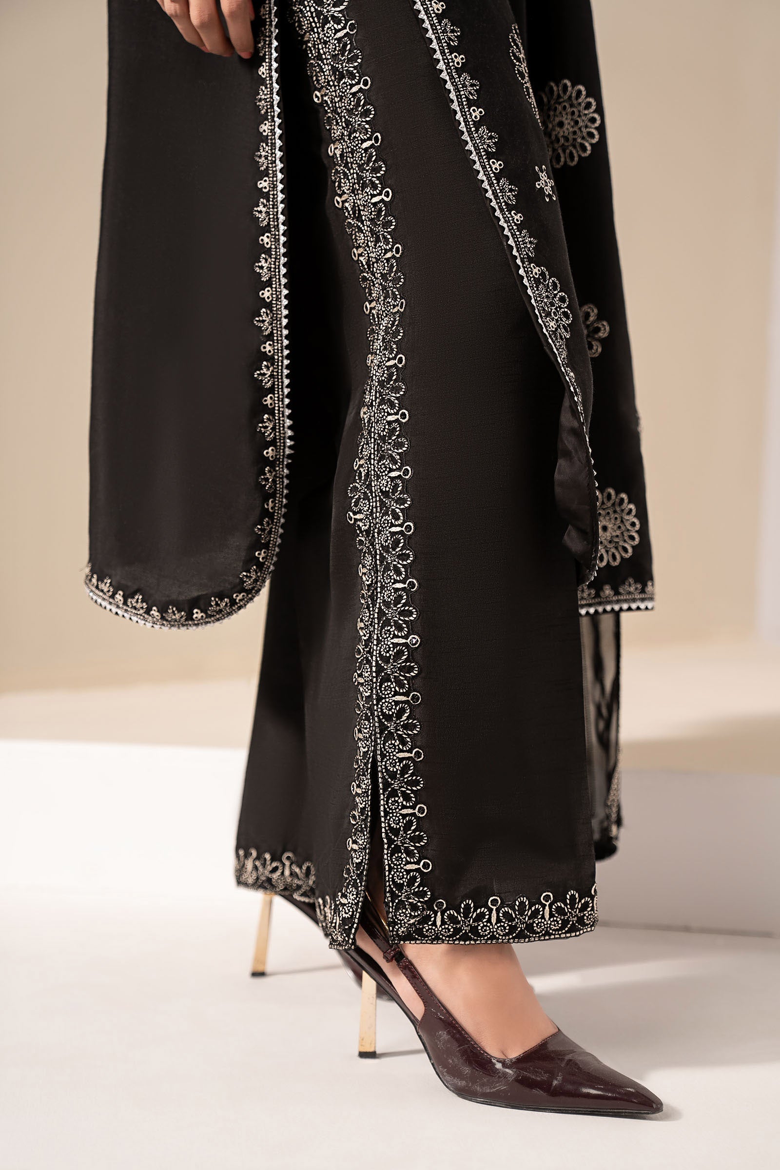 Maria B | Eid Collection 2026 | Mst-Ef26-08 Black - Luxury Dress - available at Maria Faisal in UK and USA.