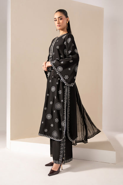 Maria B | Eid Collection 2026 | Mst-Ef26-08 Black - Luxury Dress - available at Maria Faisal in UK and USA.