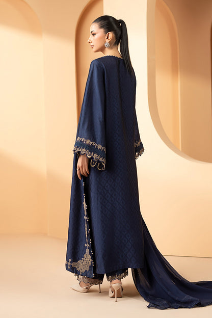 Maria B | Luxury Formals | MST-EF26-11-Blue - Formal Dress - available at Maria Faisal in UK and USA.