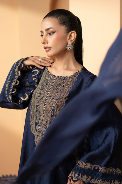 Maria B | Luxury Formals | MST-EF26-11-Blue - Formal Dress - available at Maria Faisal in UK and USA.