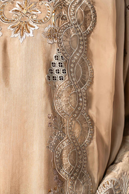 Maria B | Eid Collection 2026 | Mst-Ef26-33 Beige - Luxury Dress - available at Maria Faisal in UK and USA.