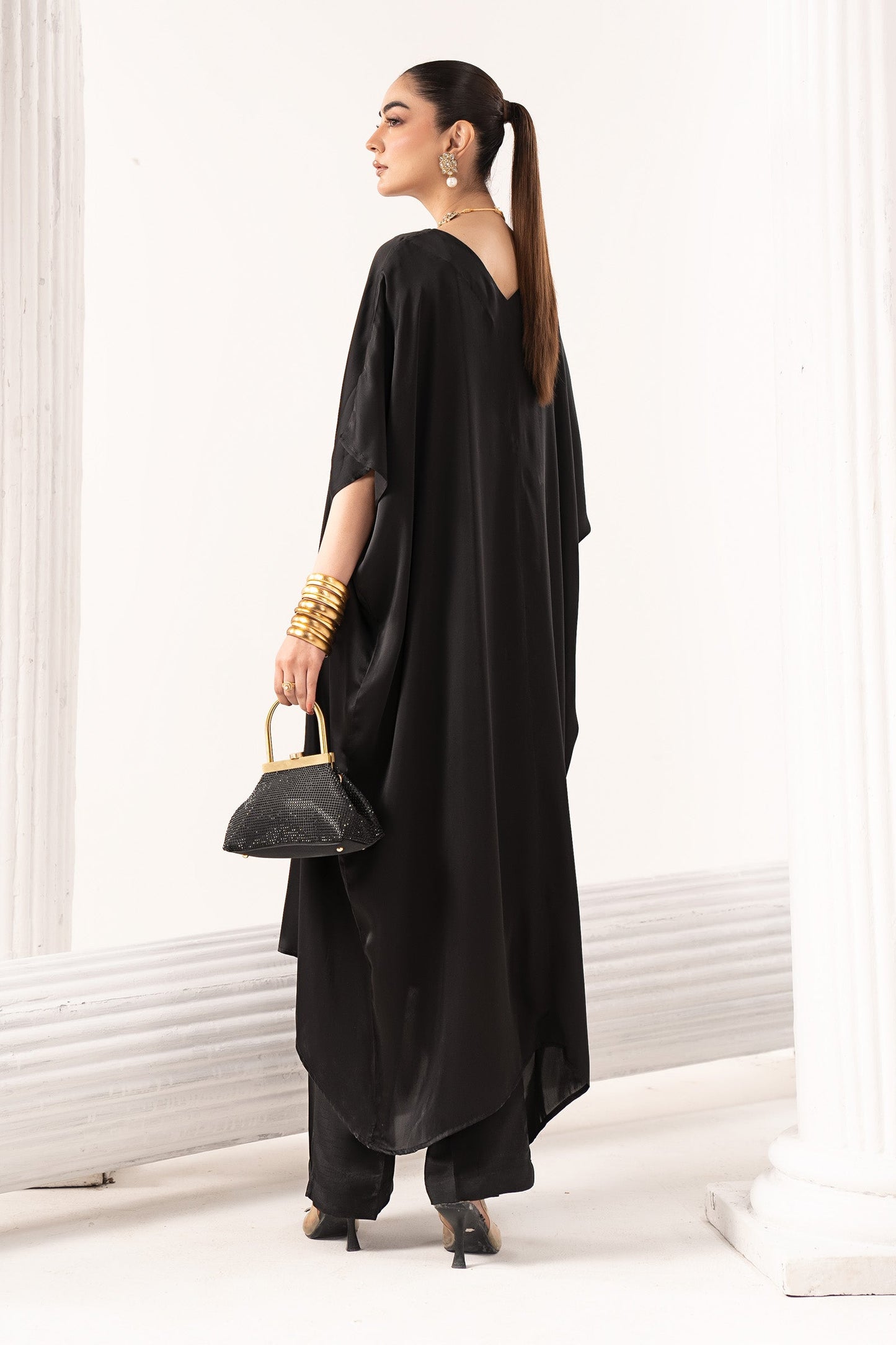 Maria B | Eid Collection 2026 | Mbs-W25-20 Black - Luxury Dress - available at Maria Faisal in UK and USA.