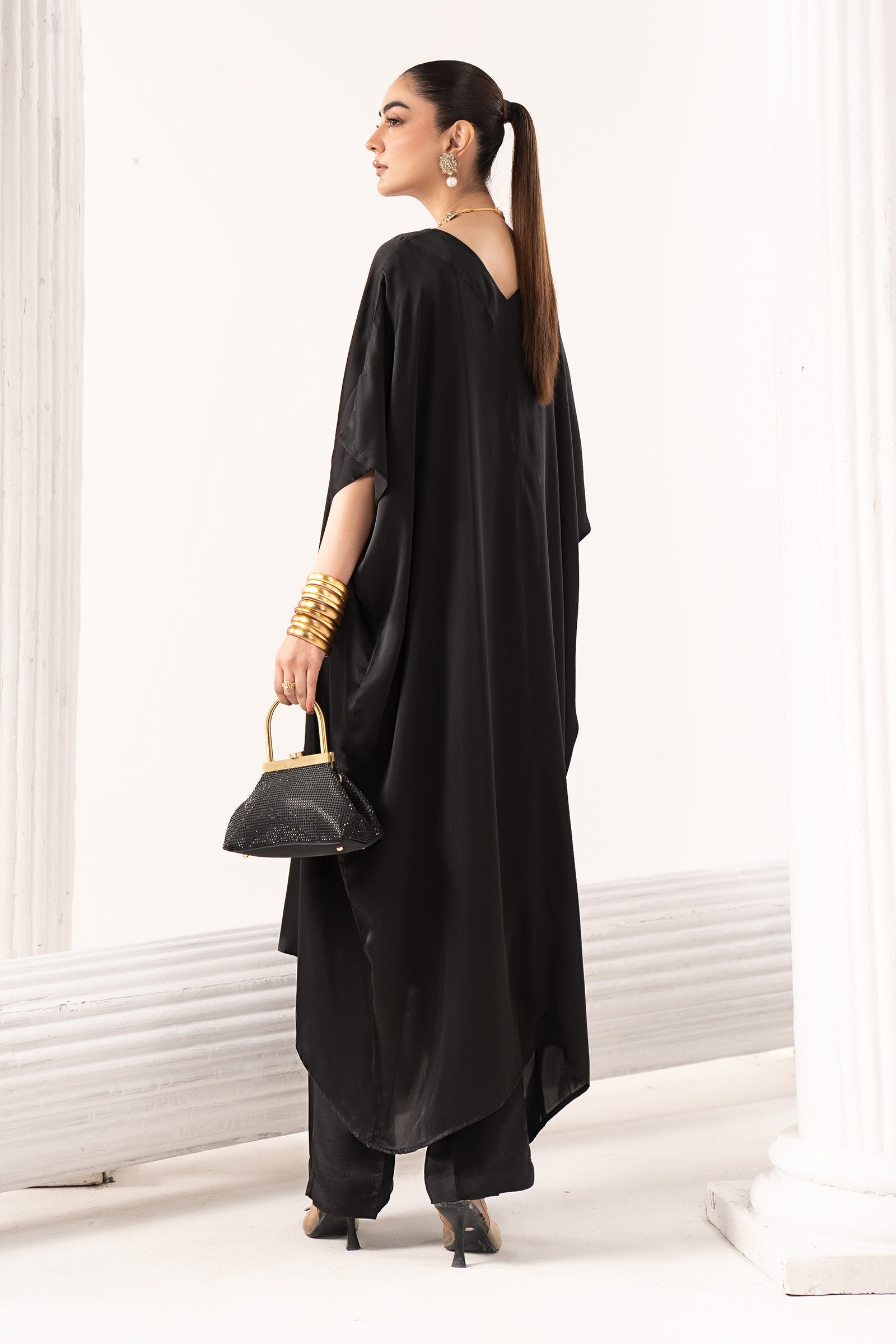 Maria B | Eid Collection 2026 | Mbs-W25-20 Black - Luxury Dress - available at Maria Faisal in UK and USA.
