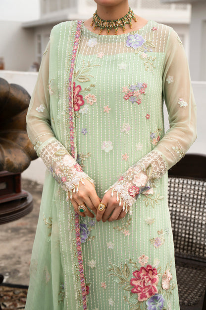 Maryum n Maria | Farda Formals | ZUMRUT - Formal Dress - available at Maria Faisal in UK and USA.