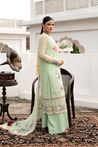 Maryum n Maria | Farda Formals | ZUMRUT - Formal Dress - available at Maria Faisal in UK and USA.