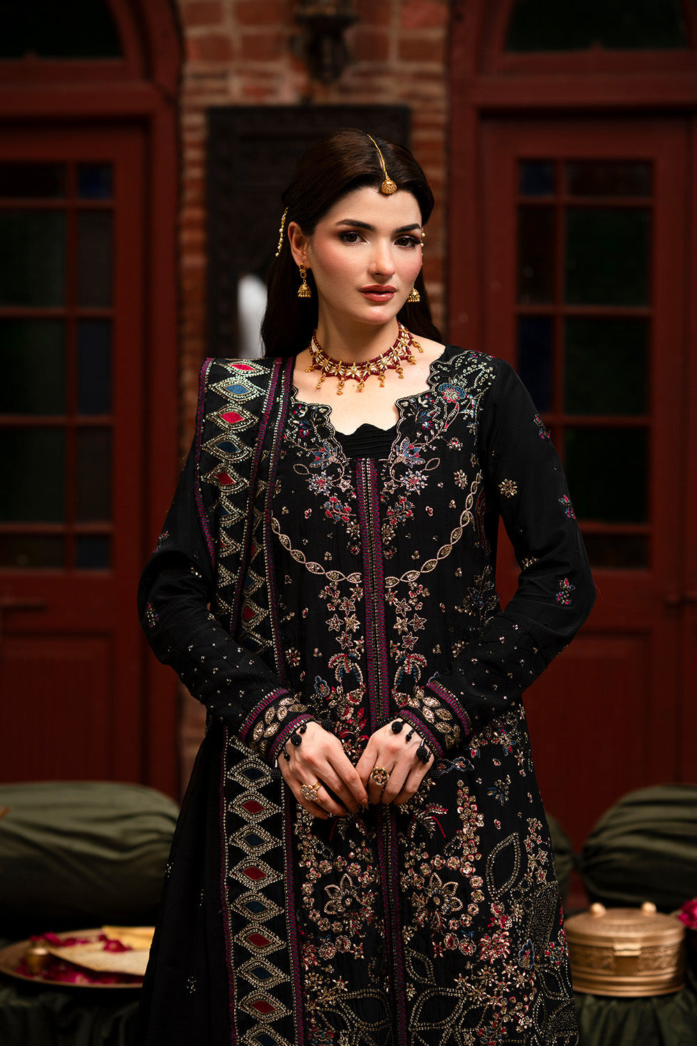 Maryum n Maria | Farda Formals | GECE - Formal Dress - available at Maria Faisal in UK and USA.