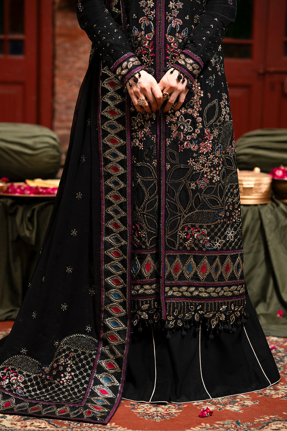 Maryum n Maria | Farda Formals | GECE - Formal Dress - available at Maria Faisal in UK and USA.