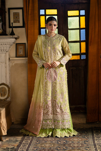 Maryum n Maria | Farda Formals | ALTIN - Formal Dress - available at Maria Faisal in UK and USA.