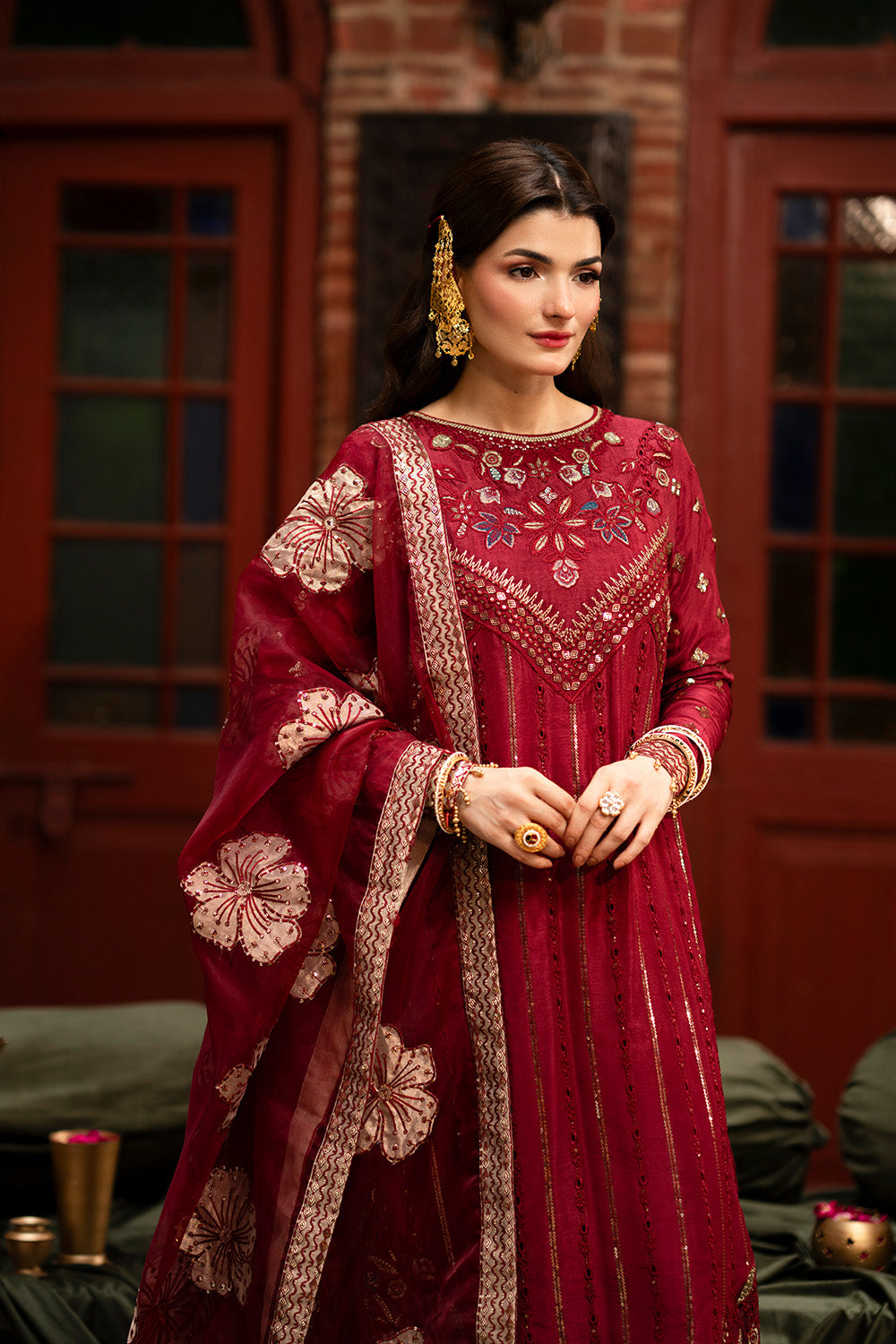 Maryum n Maria | Farda Formals | YAKUT - Formal Dress - available at Maria Faisal in UK and USA.