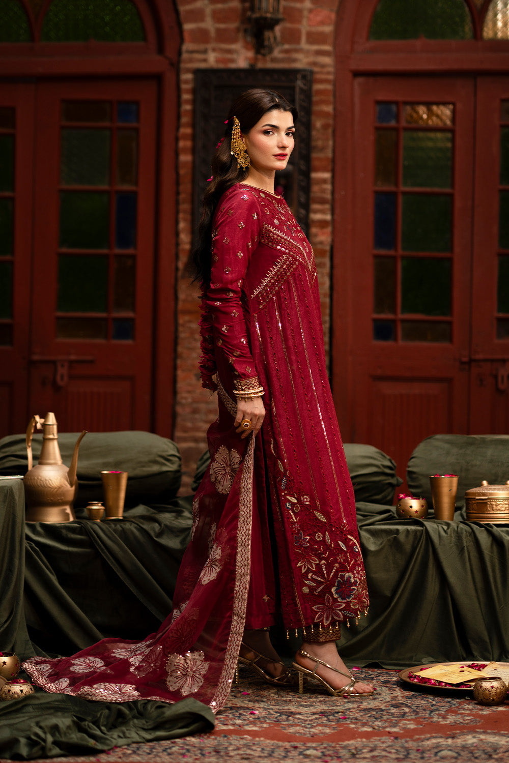 Maryum n Maria | Farda Formals | YAKUT - Formal Dress - available at Maria Faisal in UK and USA.