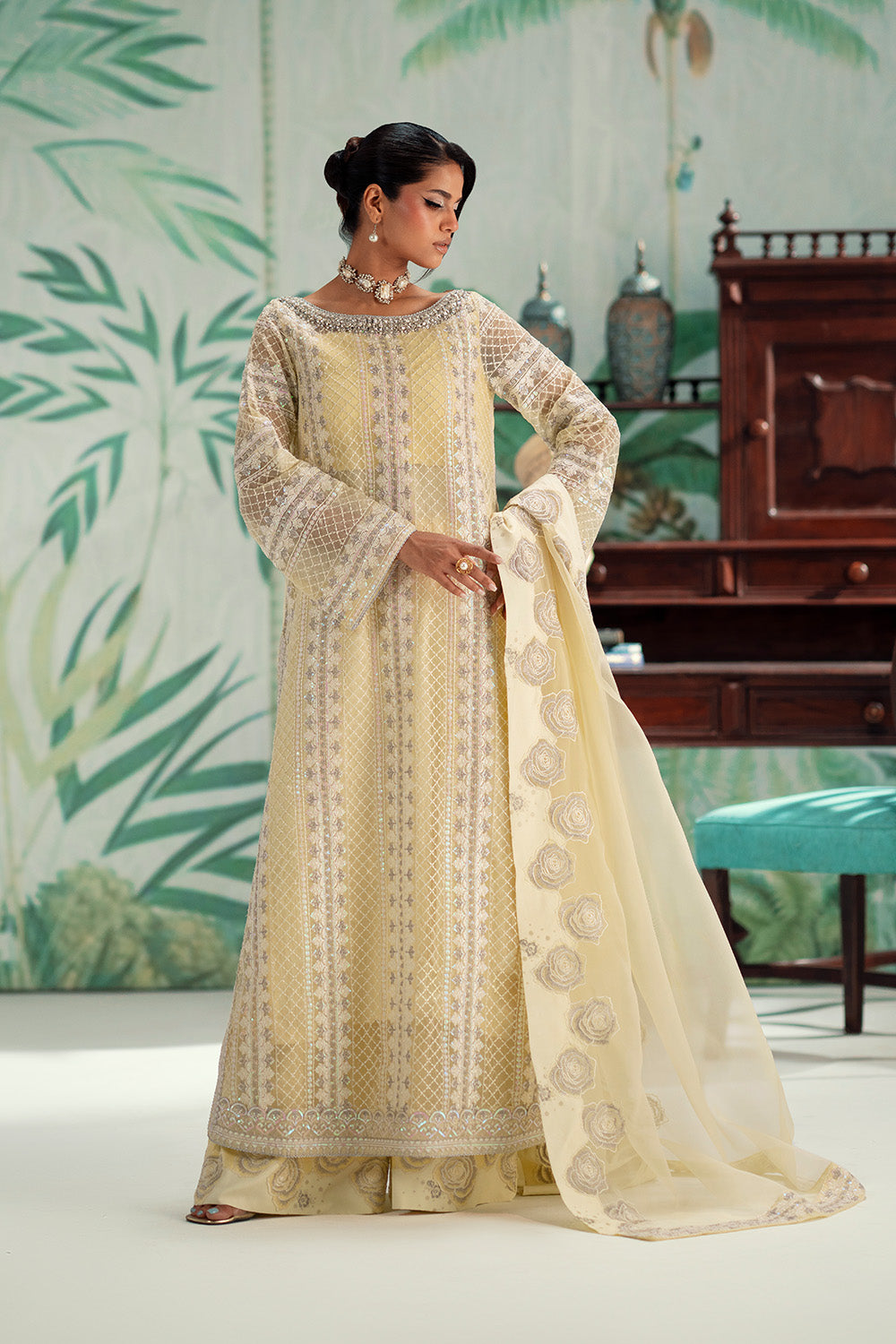 Maryum N Maria | Mushal Formals | YVONNE - MSU5549 - Ladies Clothes - Maria Faisal