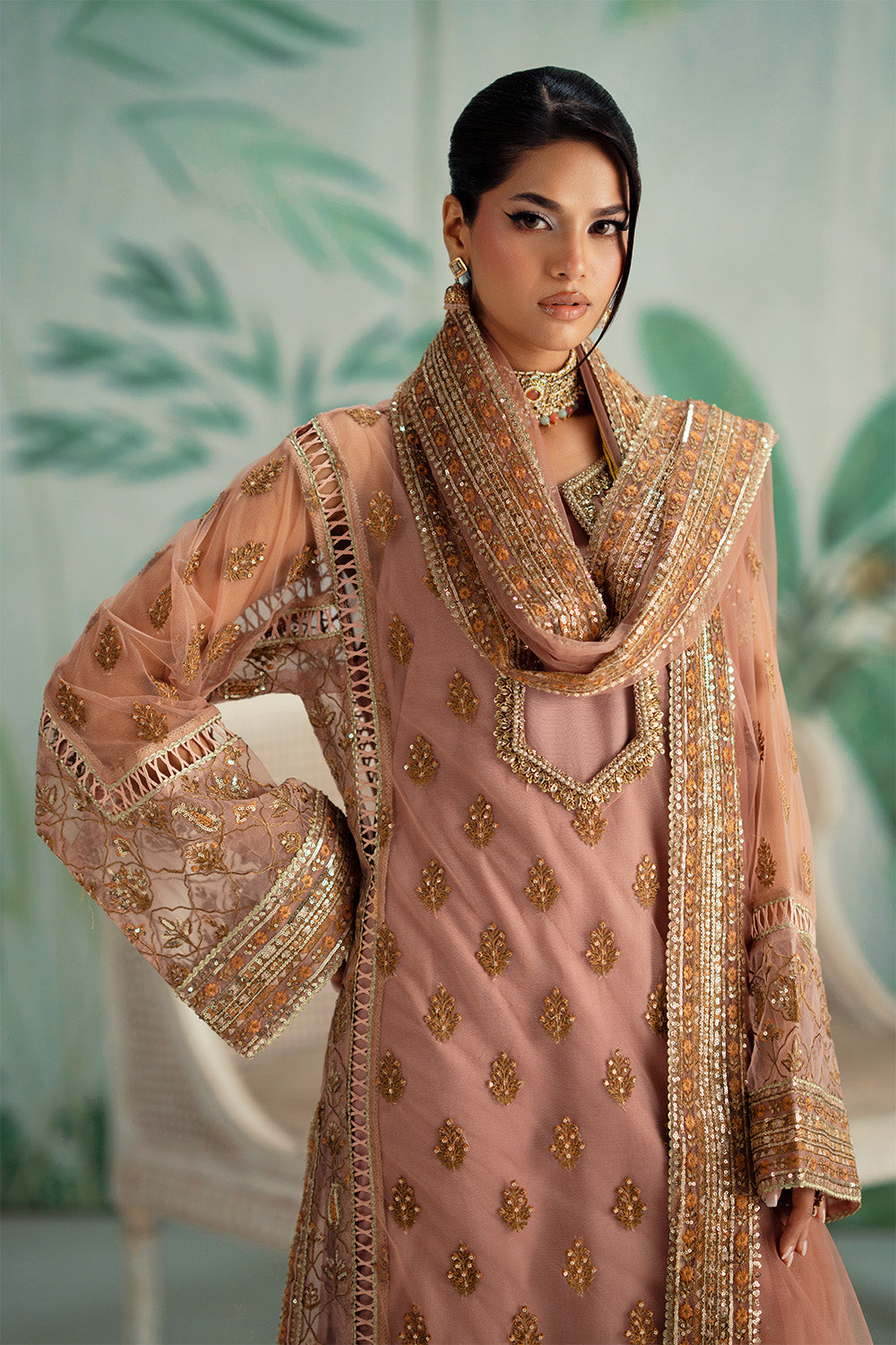Maryum N Maria | Mushal Formals | NATHALIE - MSU5555 - Ladies Clothes - Maria Faisal