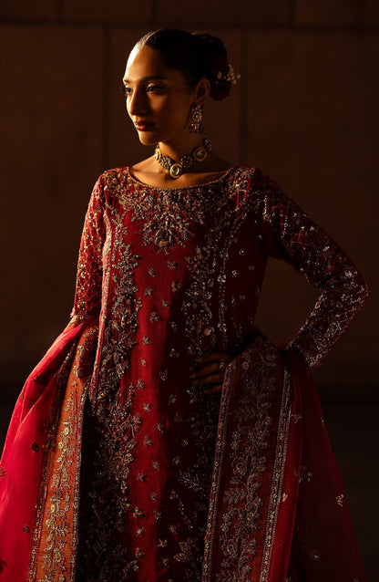 Emaan Adeel | Casabella Wedding Formals | ALIERA - Designer Dress with Intricate embroidery and embellishments. Shop elegent wedding dress at Maria Faisal.