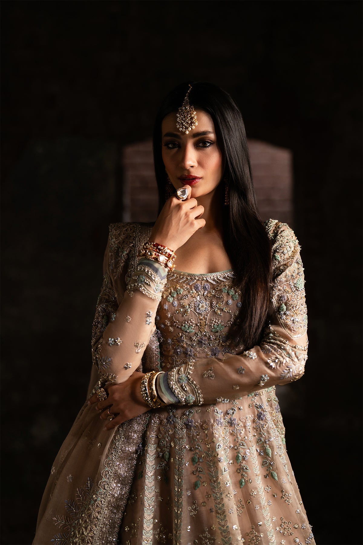 Nyra | Wedding Festive | Mehmal - Wedding Dress - available at Maria Faisal in UK and USA.