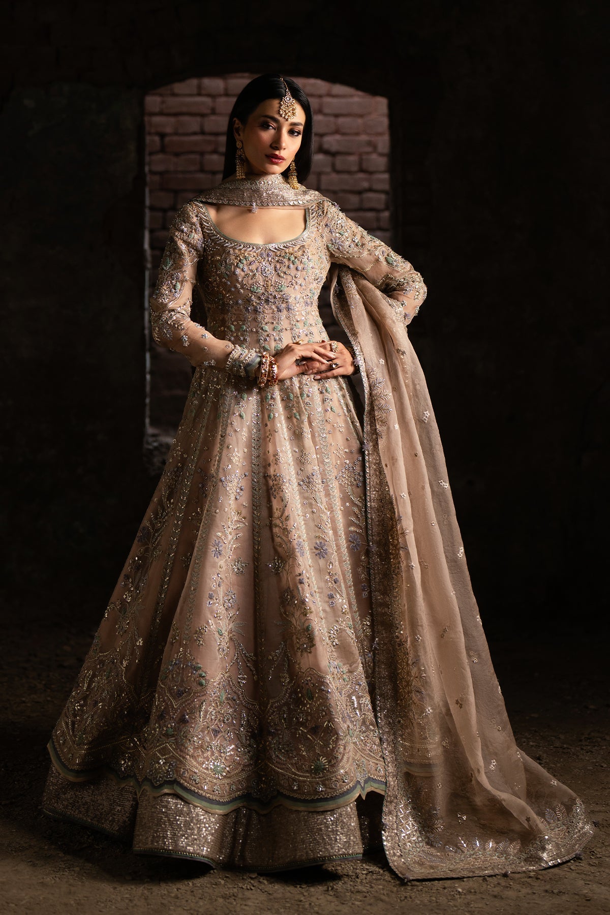 Nyra | Wedding Festive | Mehmal - Wedding Dress - available at Maria Faisal in UK and USA.