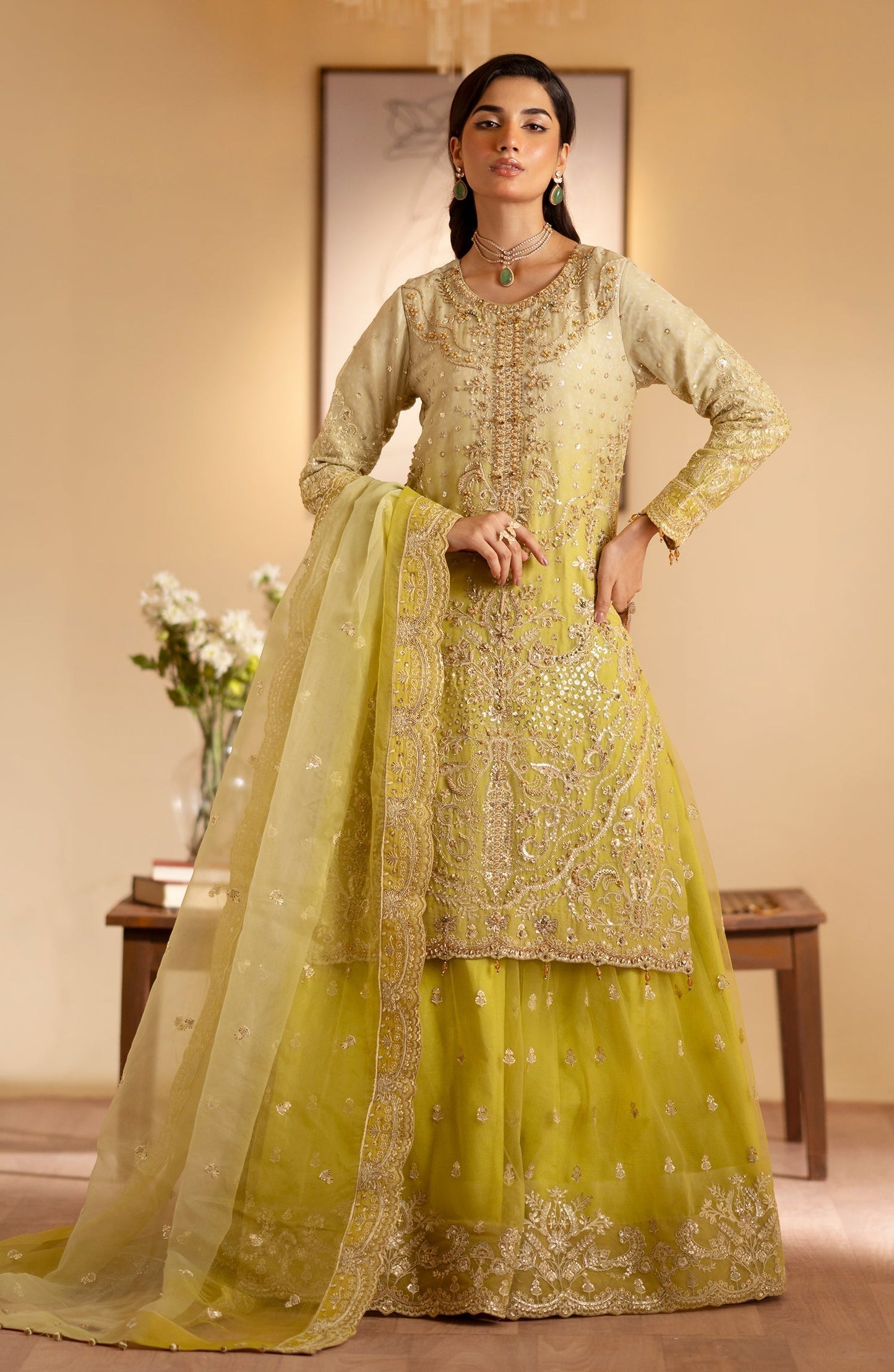 Emaan Adeel | Romansiyyah Luxury Formals 24 | Sabian - Wedding Dress - Maria Faisal
